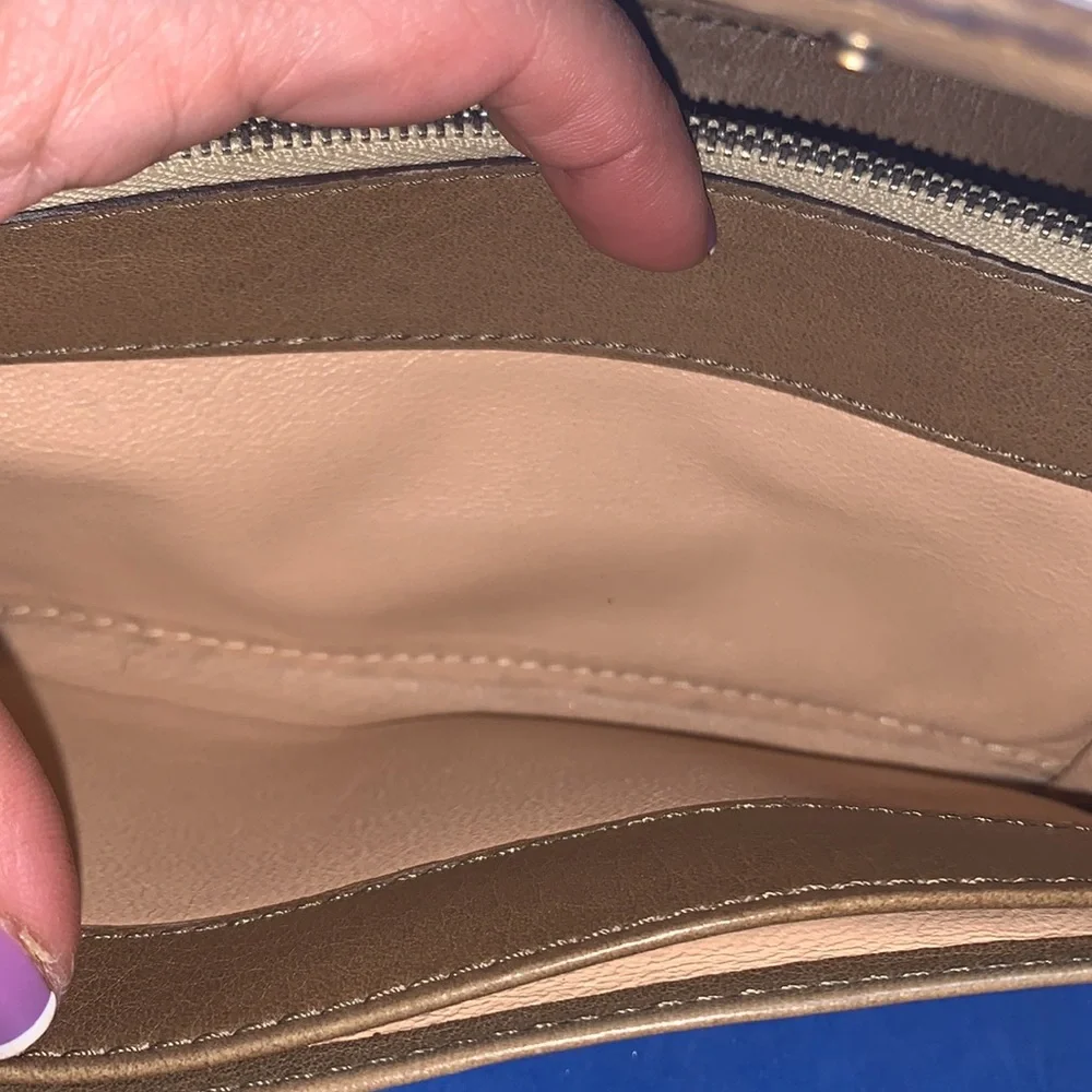 Chloe long leather wallet with lock‎ box color 2 color rivets